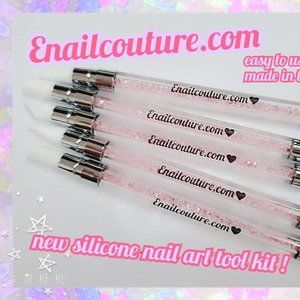 Set of 5 Silicone Brushes (Nail Art)